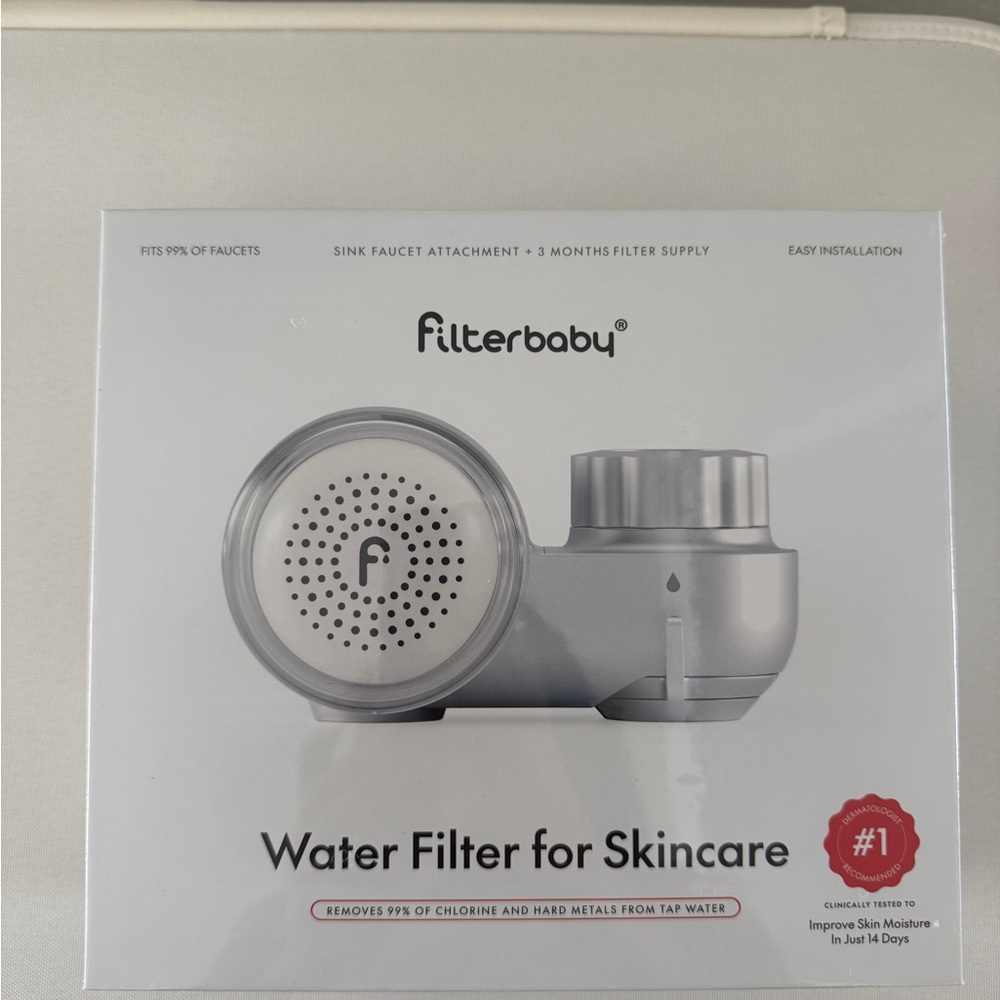 Silver Skincare Water Filter
